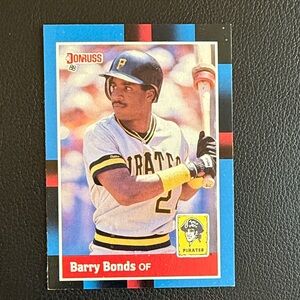 BARRY BONDS baseball card